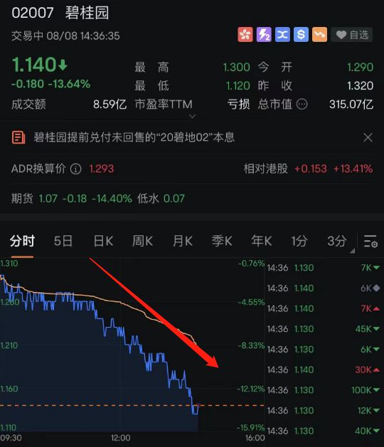 碧桂园最新股价动态与市场解读